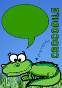 Le crocodile qui attend votre texte
